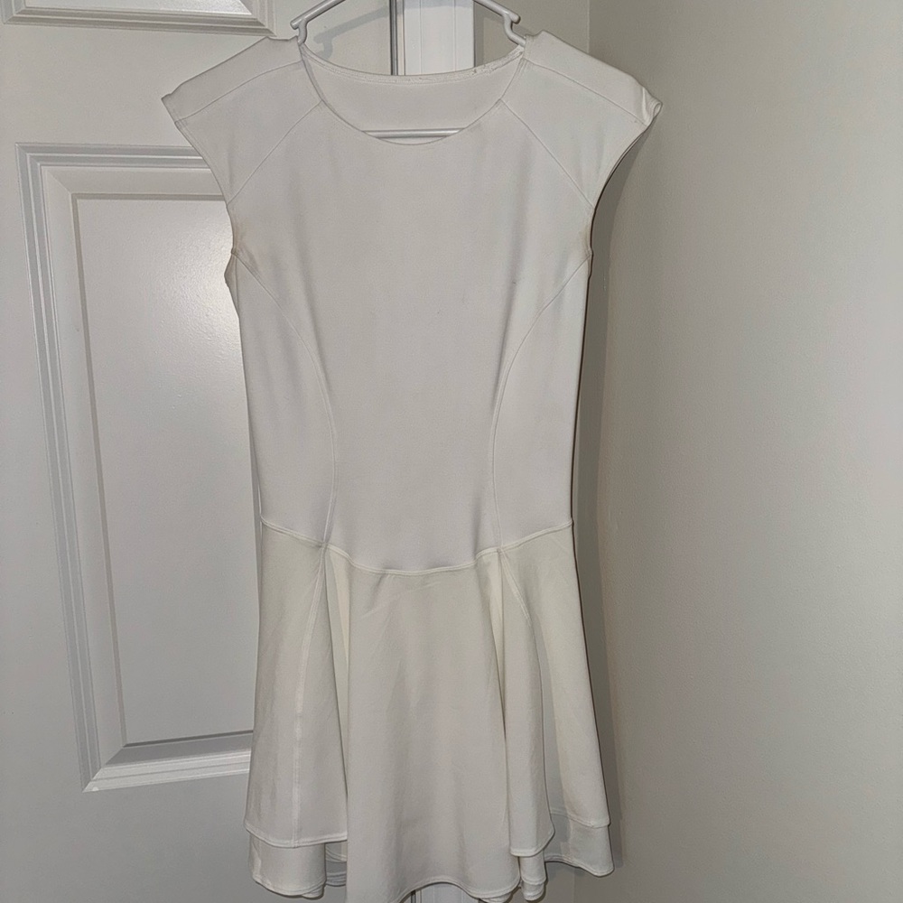Lululemon White Athletic Sleeve Dress